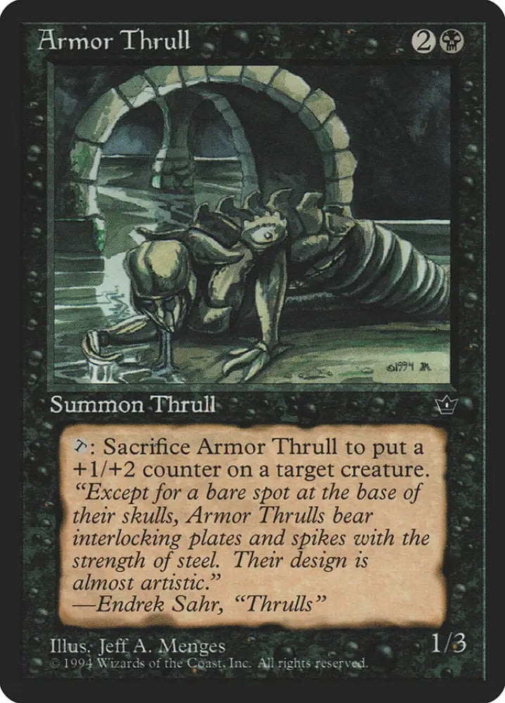 Armor Thrull (Jeff A. Menges) [Fallen Empires] - MTG Single