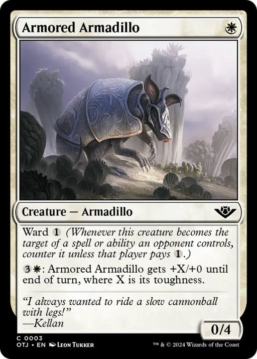 Armored Armadillo [Outlaws of Thunder Junction] - MTG Single