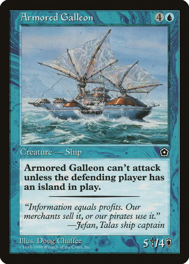Armored Galleon [Portal Second Age] - MTG Single