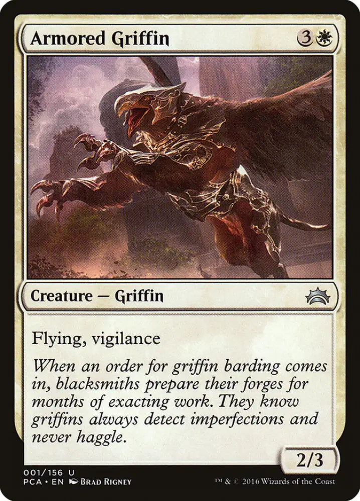 Armored Griffin [Planechase Anthology] - MTG Single