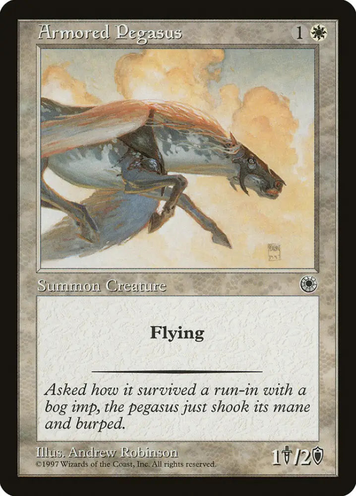 Armored Pegasus [Portal] - MTG Single