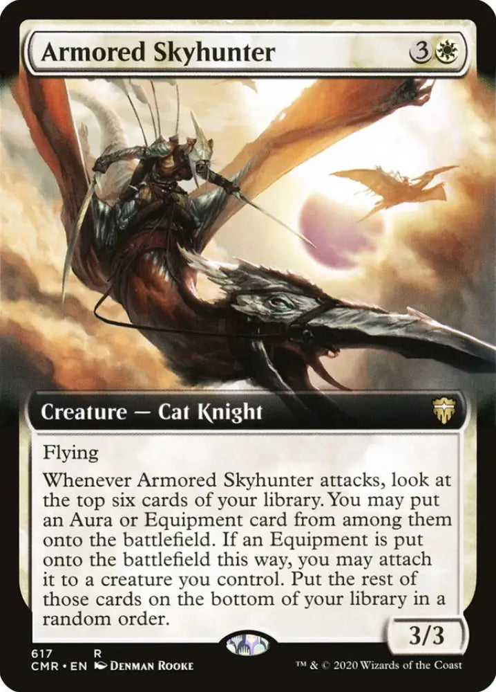 Armored Skyhunter (Extended Art) [Commander Legends] - MTG Single