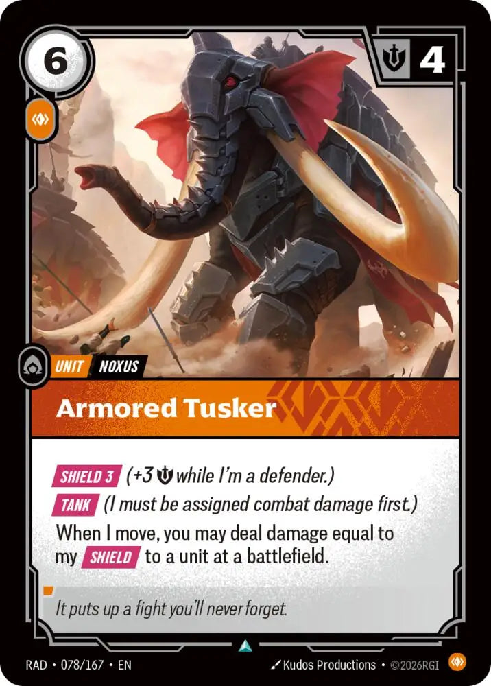 Armored Tusker (078/167) [Radiance]