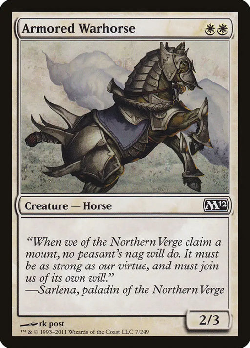 Armored Warhorse [Magic 2012] - MTG Single