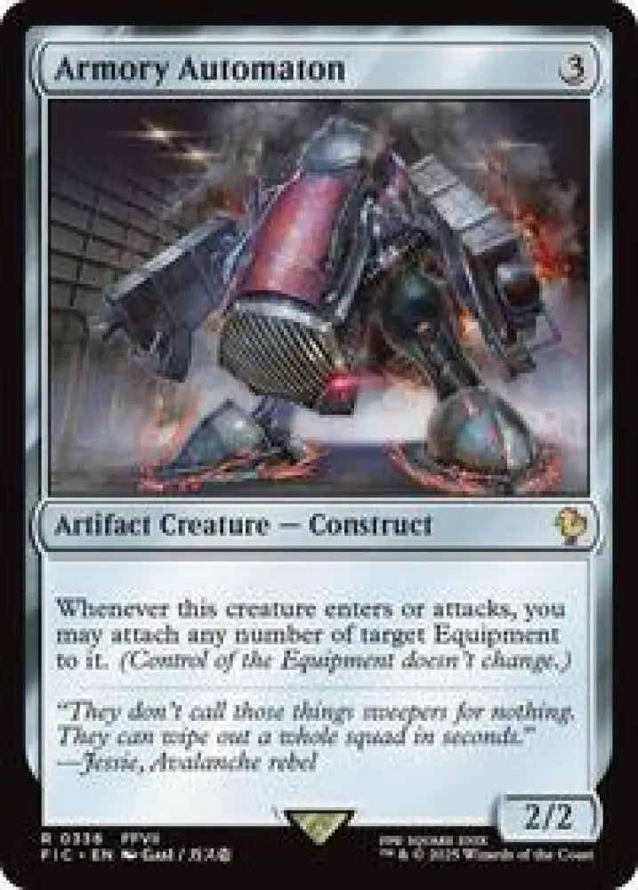 Armory Automaton (Surge Foil) (336) [Final Fantasy Commander]