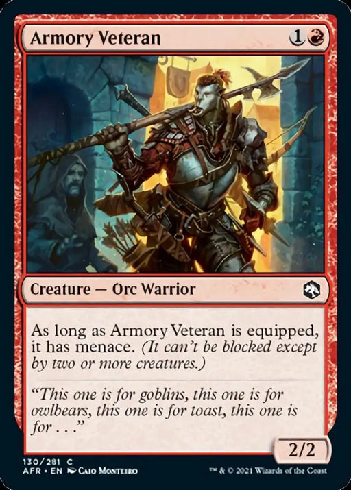 Armory Veteran [Dungeons & Dragons: Adventures in the Forgotten Realms] - MTG Single