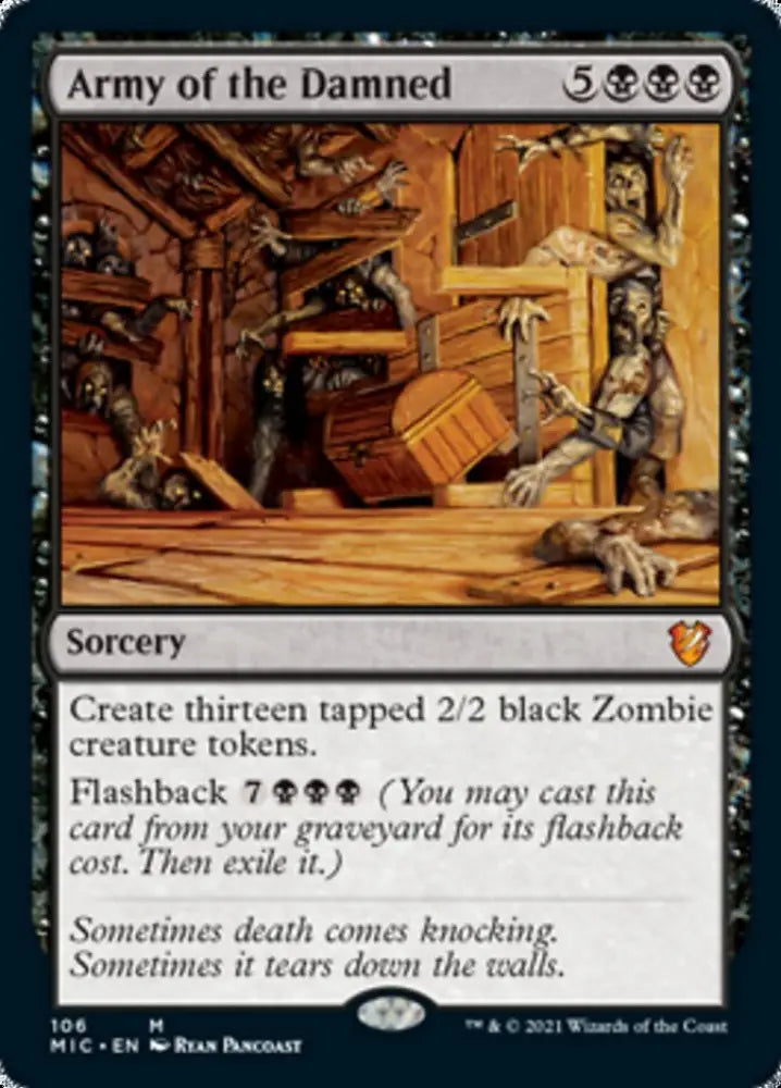 Army of the Damned [Innistrad: Midnight Hunt Commander] - MTG Single