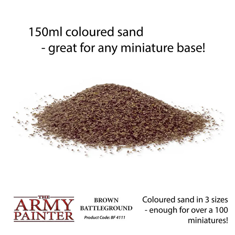 Army Painter - Battlefields: Brown Battleground Sand (150mL) - The Army Painter