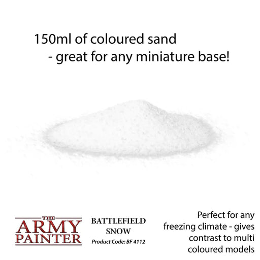 Army Painter - Battlefields: Snow Flock (150mL) - The Army Painter