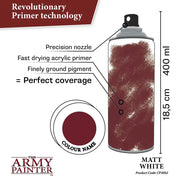 Army Painter - Colour Primer: Matte White Spray (400ml) (Can’t be shipped) - The Army Painter