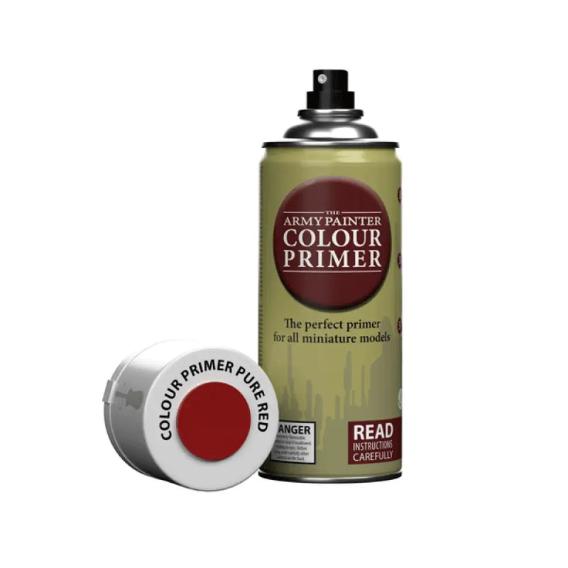 Army Painter: Colour Primer: Pure Red (400ml) (Cannot be shipped) - The Army Painter
