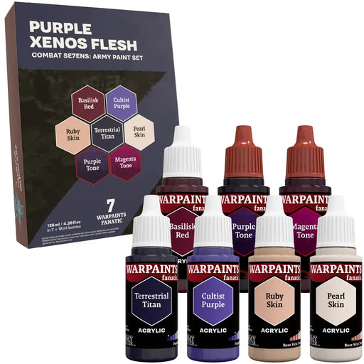Army Painter - Combat Se7ens: Purple Xenos Flesh Paint Set - The Army Painter