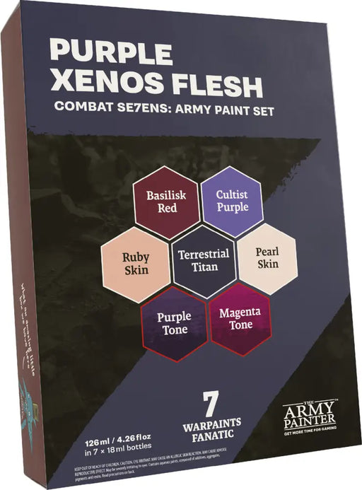 Army Painter - Combat Se7ens: Purple Xenos Flesh Paint Set - The Army Painter
