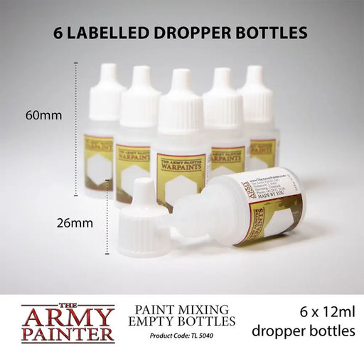 Army Painter - Miniature & Model Tools: Empty Mixing Bottles - The Army Painter