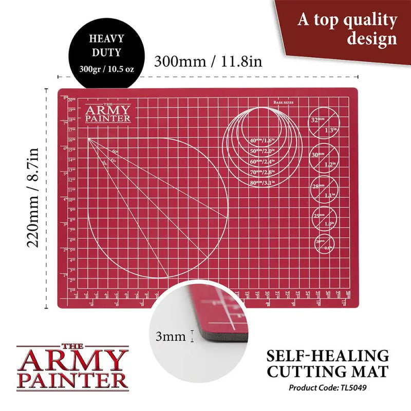 Army Painter - Miniature & Model Tools: Self-Healing Cutting Mat - The Army Painter