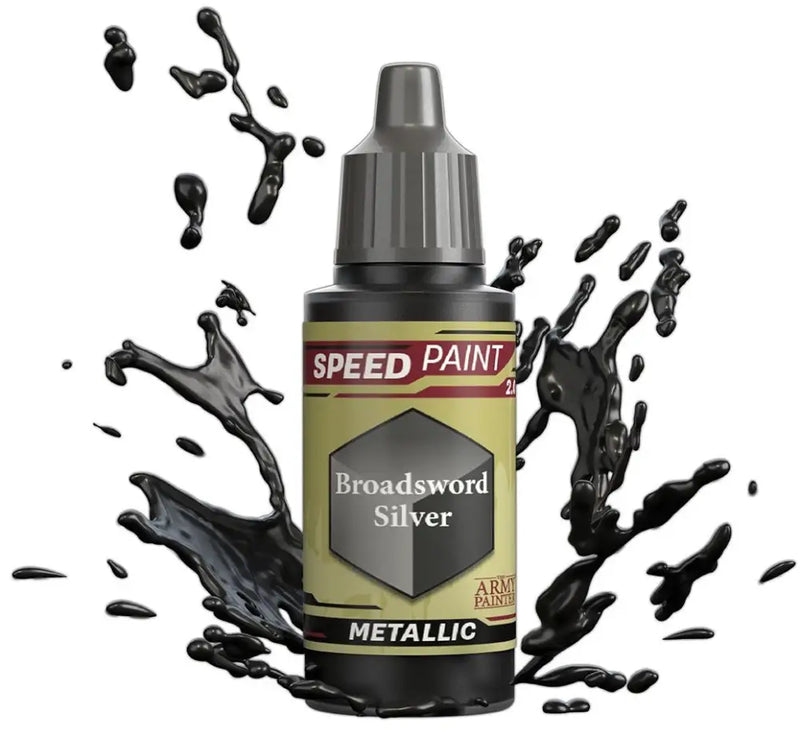 Army Painter: Speedpaint Broadsword Silver (18ml) - The Army Painter