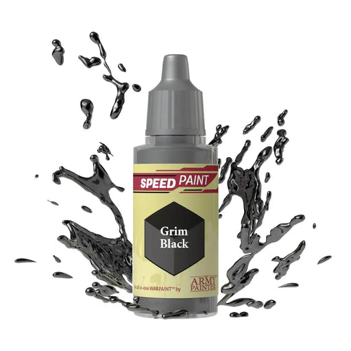 Army Painter: Speedpaint Grim Black (18ml) - The Army Painter