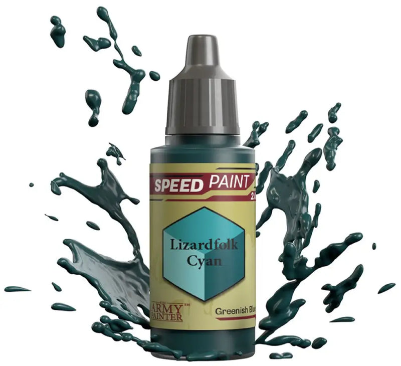 Army Painter: Speedpaint Lizardfolk Cyan (18ml) - The Army Painter
