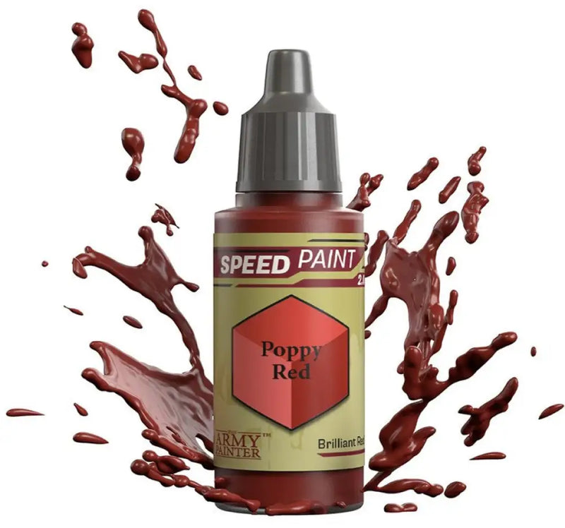Army Painter: Speedpaint Poppy Red (18ml) - The Army Painter