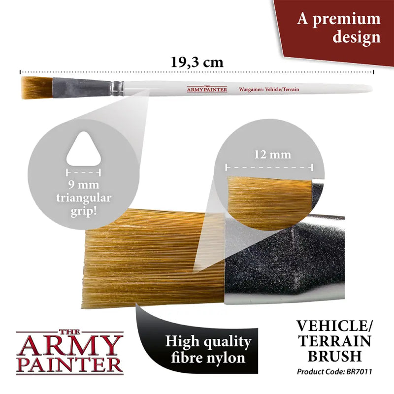 Army Painter - Wargamer Brush - Vehicule/Terrain - The Army Painter