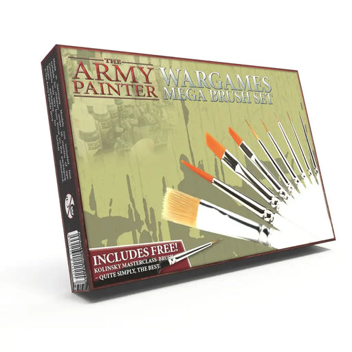 Army Painter - Wargames Mega Brush Set - The Army Painter