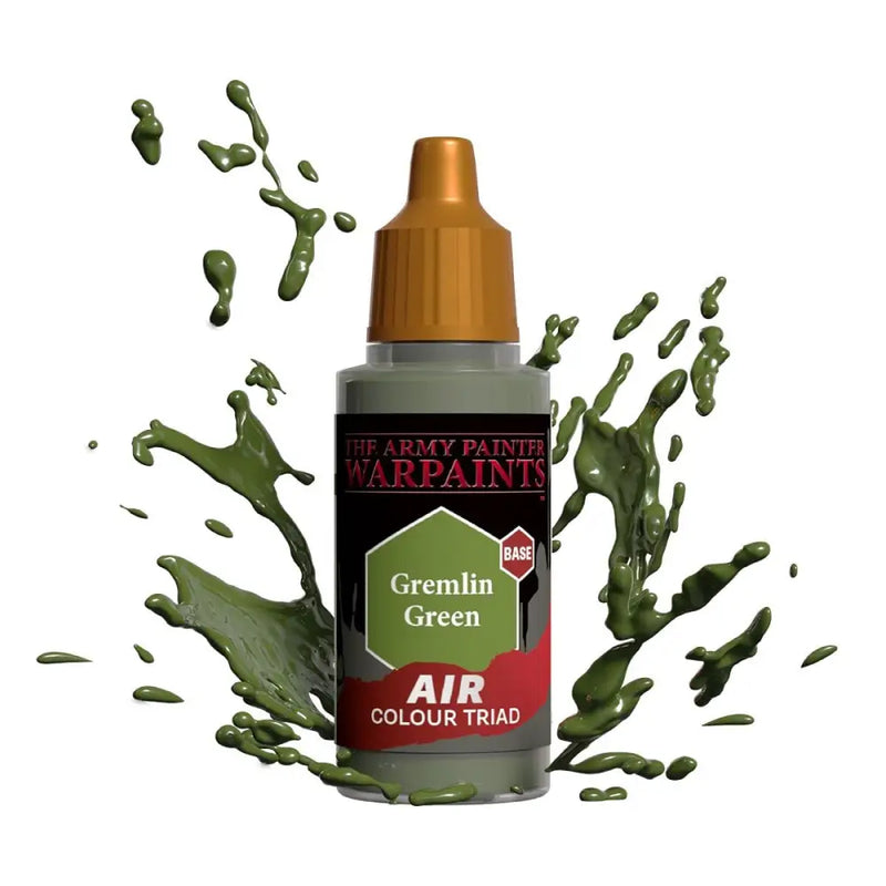 Army Painter - Warpaints Air: Acrylic Air Gremlin Green (18ml) - The Army Painter