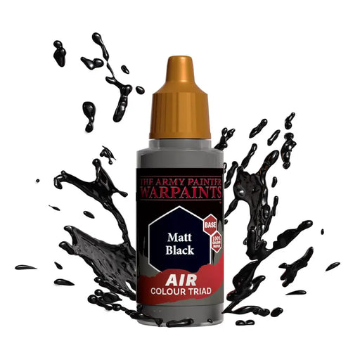 Army Painter - Warpaints Air: Acrylic Air Matt Black (18ml) - The Army Painter