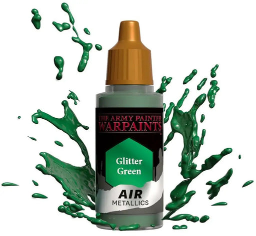 Army Painter - Warpaints Air: Metallic Air Glitter Green (18ml) - The Army Painter