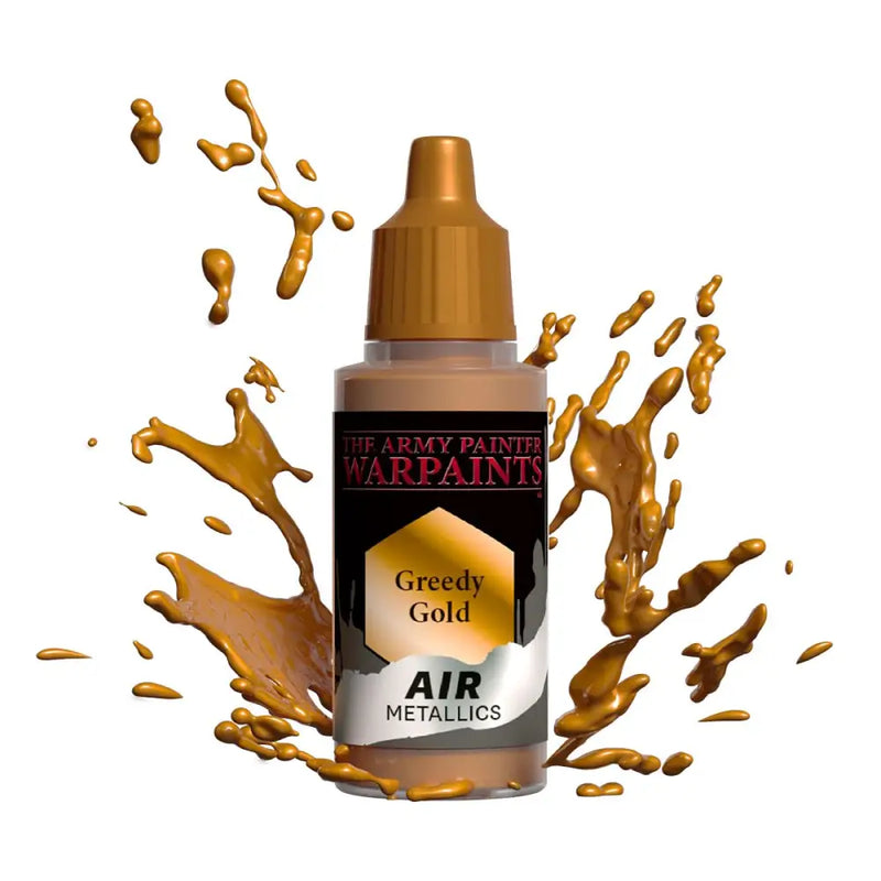 Army Painter - Warpaints Air: Metallic Air Greedy Gold (18ml) - The Army Painter