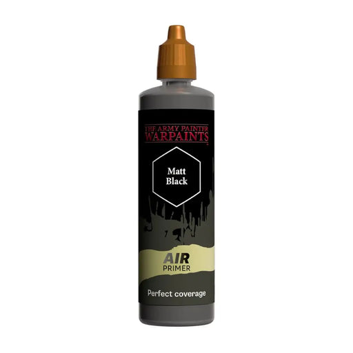 Army Painter - Warpaints: Air Primer Matt Black (100ml) - The Army Painter