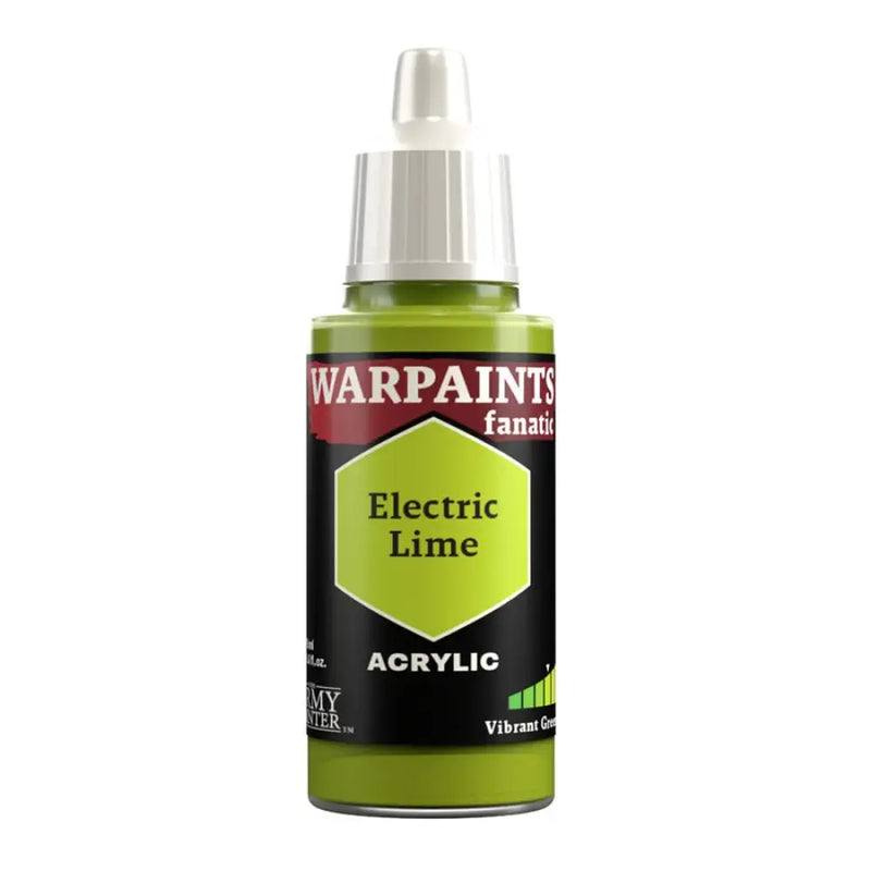 Army Painter: Warpaints Fanatic: Electric Lime 18ml - The Army Painter