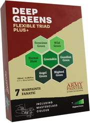 Army Painter - Warpaints: Fanatic Flexible Triad Plus+ Deep Greens - The Army Painter