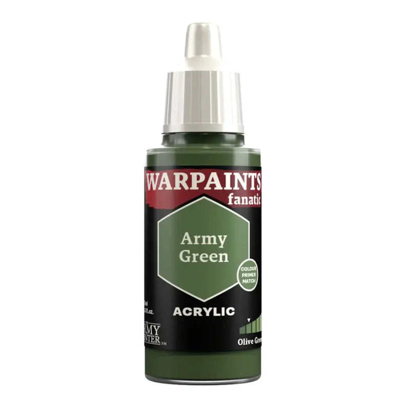 Army Painter: Warpaints Fanatic: Army Green 18ml - The Army Painter