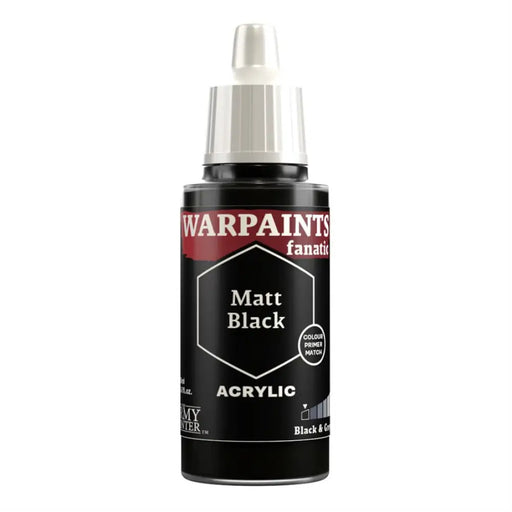 Army Painter: Warpaints Fanatic: Matt Black (18ml) - The Army Painter
