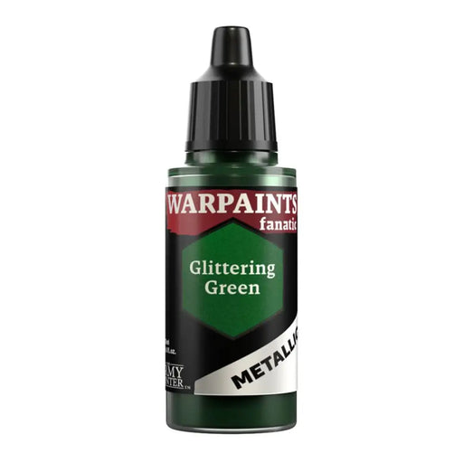 Army Painter: Warpaints Fanatic: Metallic: Glittering Green (18ml) - The Army Painter