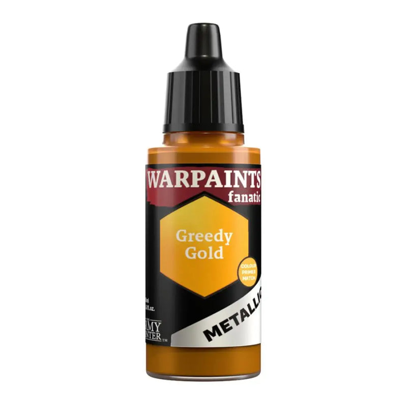 Army Painter: Warpaints Fanatic: Metallic: Greedy Gold 18ml - The Army Painter