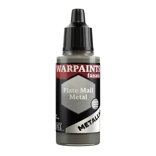 Army Painter: Warpaints Fanatic: Metallic: Plate Mail Metal 18ml - The Army Painter