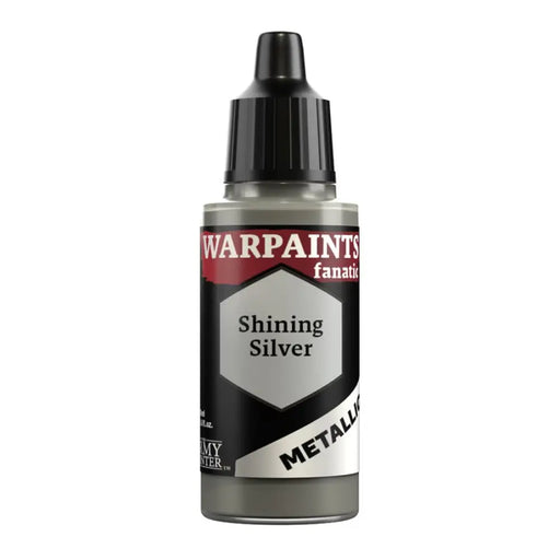 Army Painter: Warpaints Fanatic: Metallic: Shining Silver (18ml) - The Army Painter