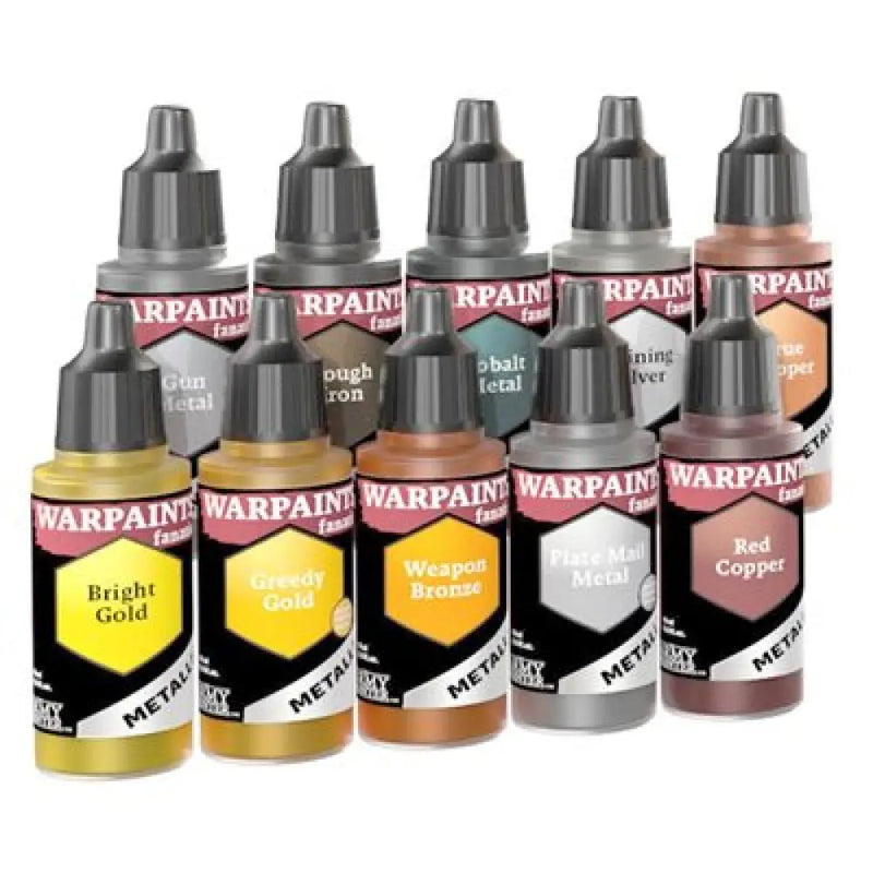 Army Painter: Warpaints Fanatic: Metallics Paint Set - The Army Painter