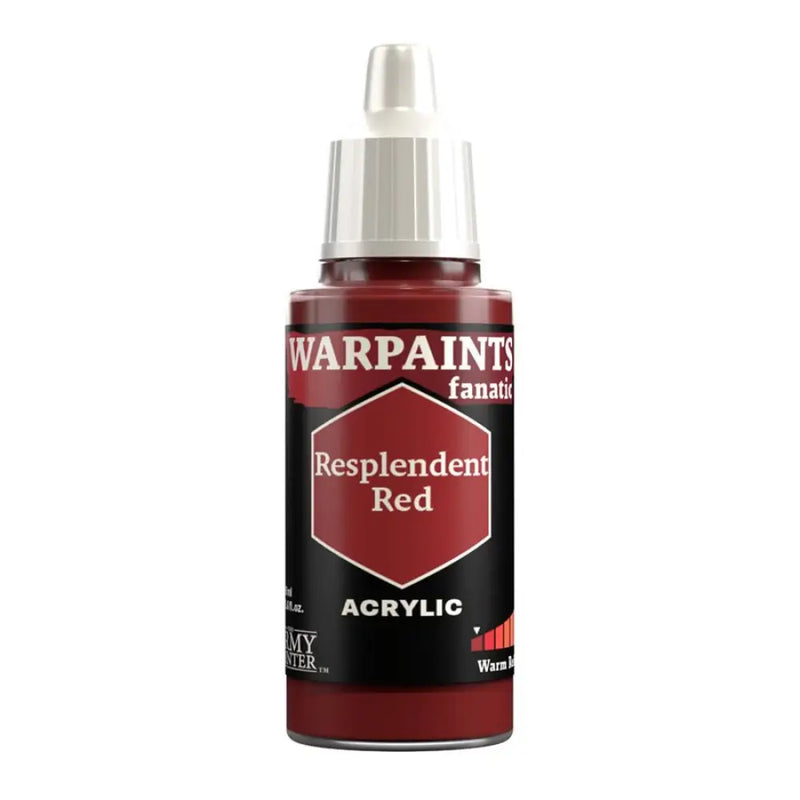 Army Painter: Warpaints Fanatic: Resplendent Red 18ml - The Army Painter