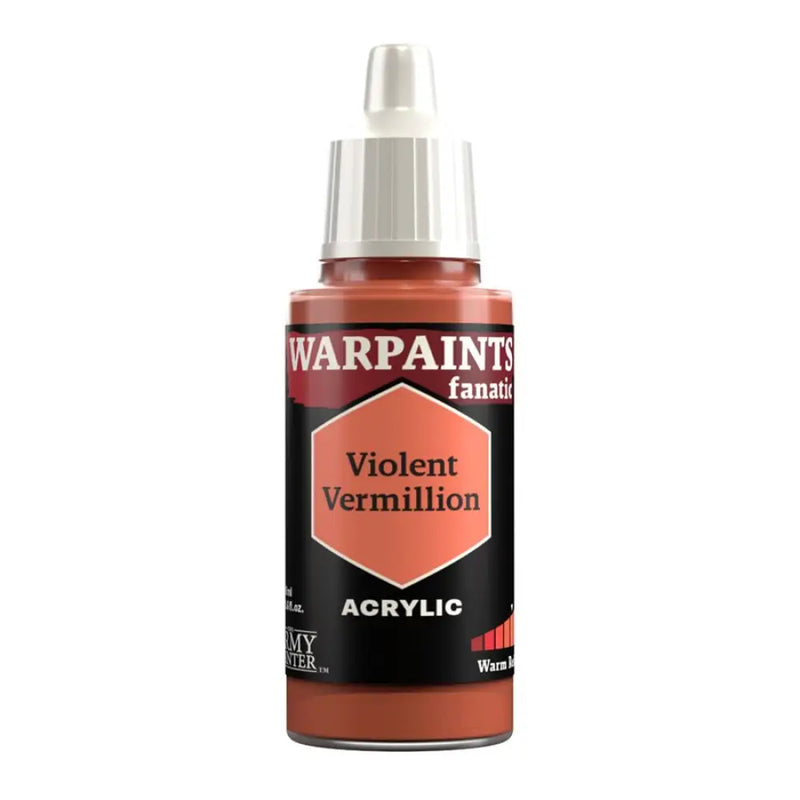 Army Painter: Warpaints Fanatic: Violent Vermilion 18ml - The Army Painter