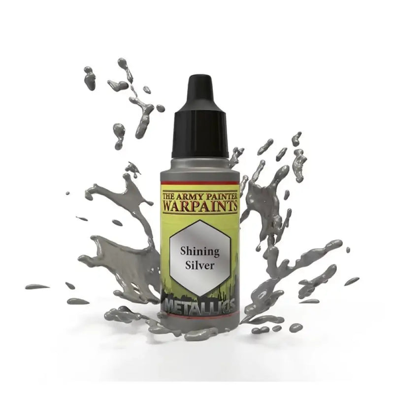 Army Painter - Warpaints: Shining Silver (18ML) - The Army Painter