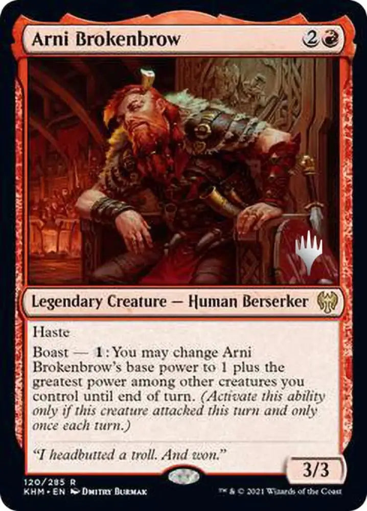Arni Brokenbrow (Promo Pack) [Kaldheim Promos] - MTG Single