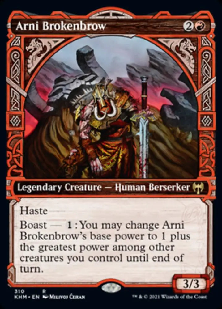 Arni Brokenbrow (Showcase) [Kaldheim] - MTG Single