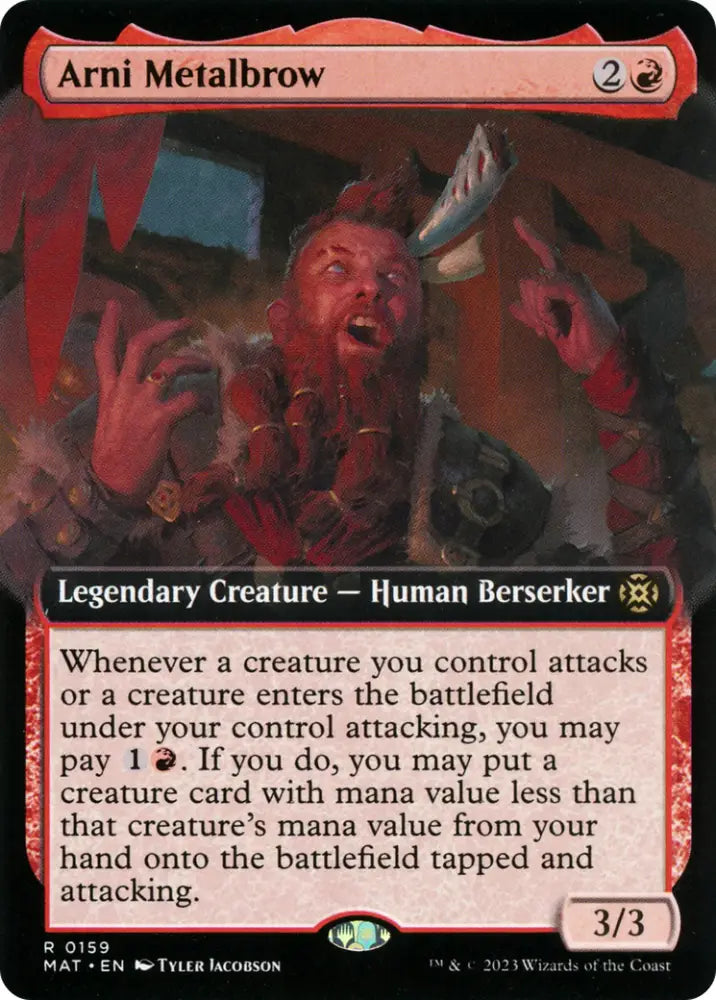 Arni Metalbrow (Extended Art) [March of the Machine: The Aftermath] - MTG Single