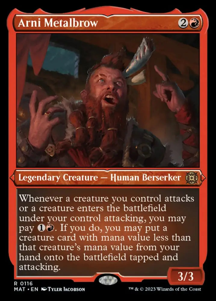 Arni Metalbrow (Foil Etched) [March of the Machine: The Aftermath] - MTG Single