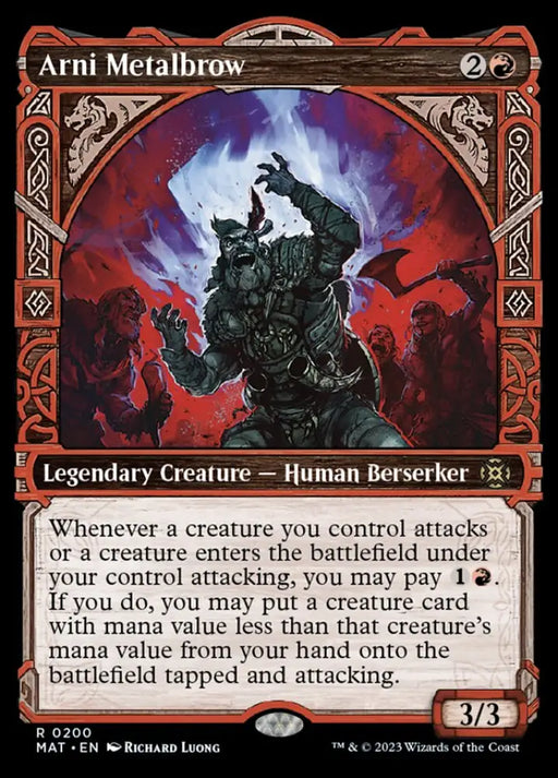 Arni Metalbrow (Showcase Halo Foil) [March of the Machine: The Aftermath] - MTG Single