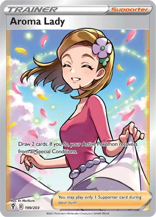 Aroma Lady (199/203) [Sword & Shield: Evolving Skies] - Pokemon Single