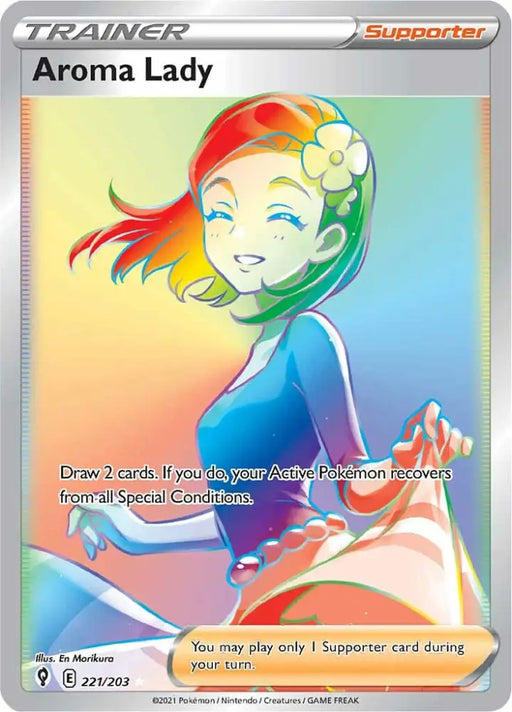 Aroma Lady (221/203) [Sword & Shield: Evolving Skies] - Pokemon Single
