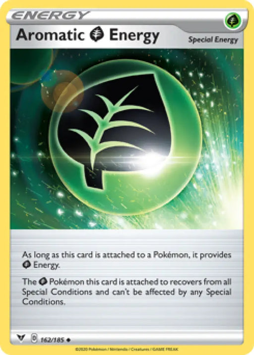 Aromatic Grass Energy (162/185) [Sword & Shield: Vivid Voltage] - Pokemon Single